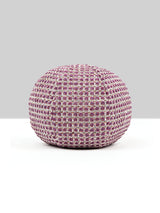 Scalamandre Heatherton 12 DIA - Plum Decorative Pillow