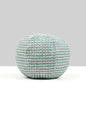 Scalamandre Heatherton 12 DIA - Aquamarine Decorative Pillow