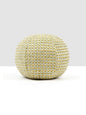 Scalamandre Heatherton 12 DIA - Lemon Decorative Pillow