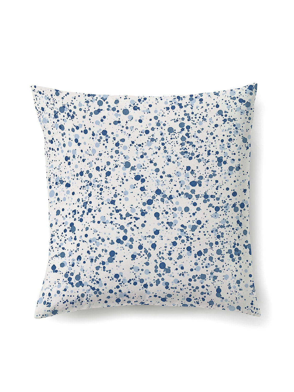 Scalamandre Spatter 22 X 22 - Ocean Blue Decorative Pillow