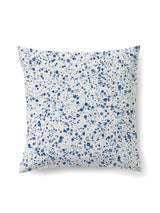 Scalamandre Spatter 22 X 22 - Ocean Blue Decorative Pillow