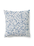 Scalamandre Spatter 22 X 22 - Ocean Blue Decorative Pillow