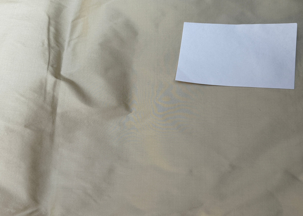 Candlelight In Vanilla Creme High Quality 100% Silk Taffeta