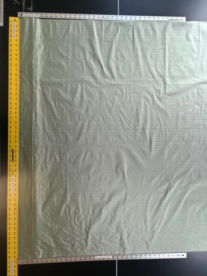 By yard Silver Creek Strie 100% Silk Taffeta Italian Silk Sage Green MSRP USD 308/Y