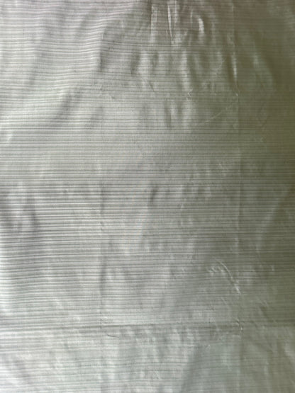 By yard Silver Creek Strie 100% Silk Taffeta Italian Silk Sage Green MSRP USD 308/Y