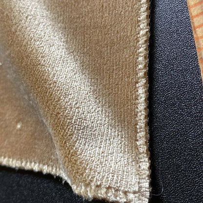 Queen's Silk Velvet Golden Moleskin Gold Brown Radiance Highest Quality Heavy 39,000+ martindale MSRP USD 728/Yard