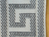 Scalamandre Trim Cascade Gray on Cream  gimps braids 100% Silk Greek key Geometric MSRP USD90/y