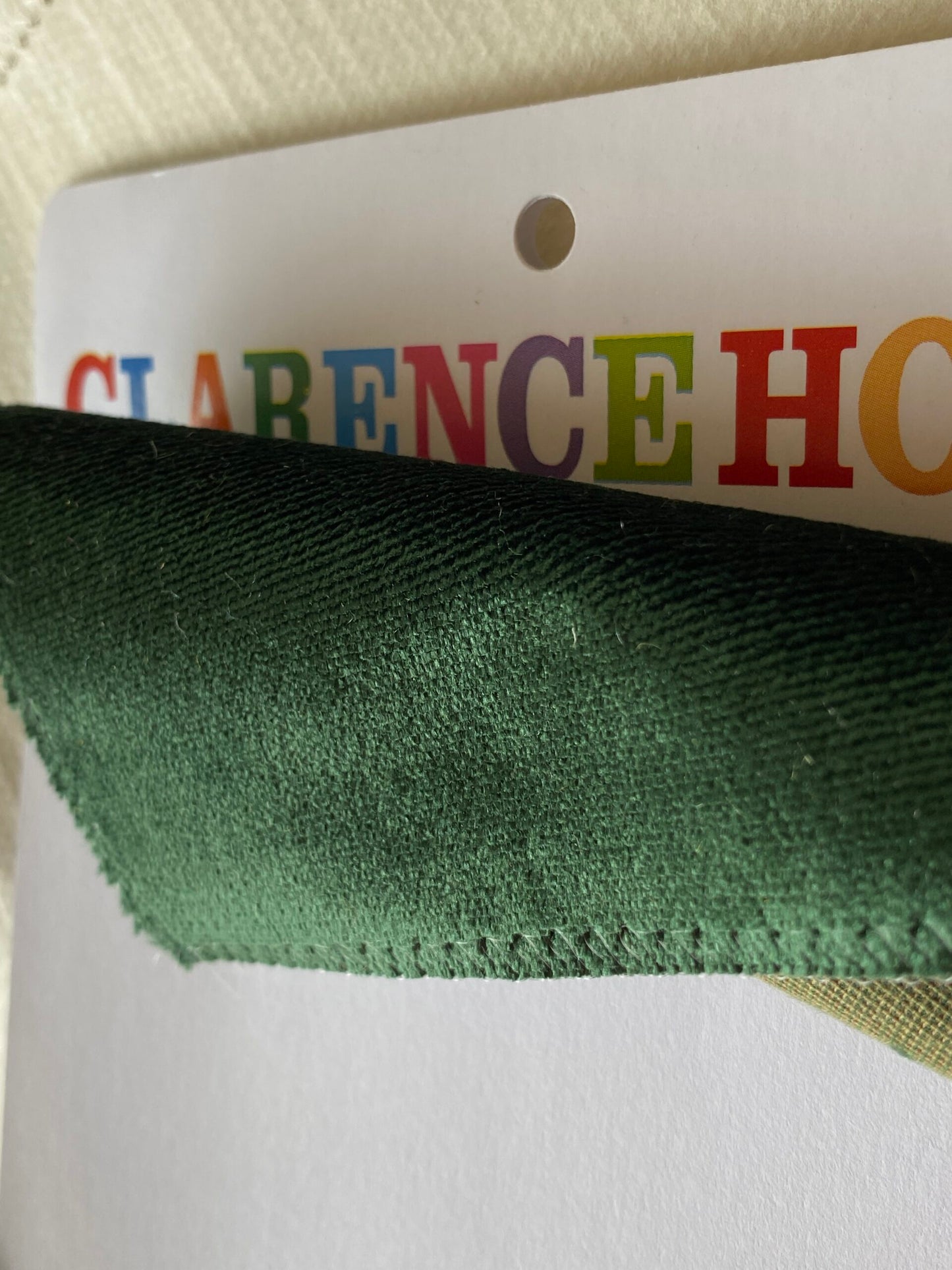 Clarence House Traviata Emerald Silk Velvet Grospoint Woven Green Solid