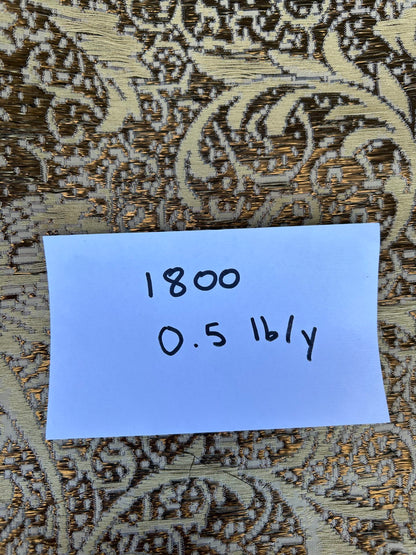 by yard Boboli Garden Silk Damask Italian Metallic Vanilla Gold MSRP USD 568/yard