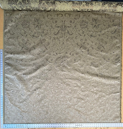 by yard Boboli Garden Silk Damask Italian Metallic Vanilla Gold MSRP USD 568/yard