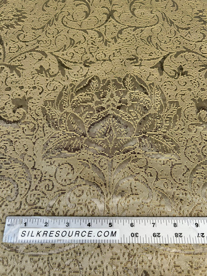 by yard Boboli Garden Silk Damask Italian Metallic Vanilla Gold MSRP USD 568/yard