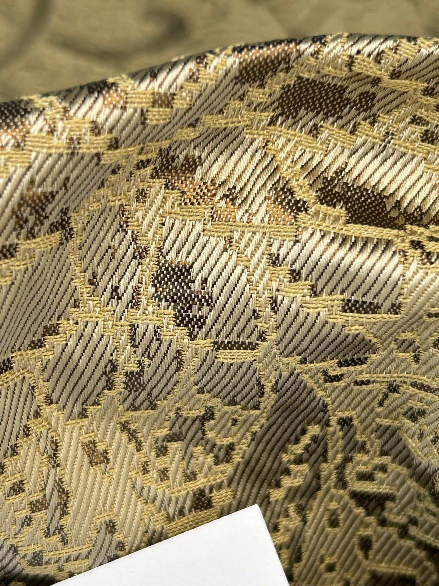 by yard Boboli Garden Silk Damask Italian Metallic Vanilla Gold MSRP USD 568/yard