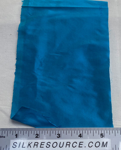 High end Shangri-la 100% Silk Dupionni Peacock Blue Radiance