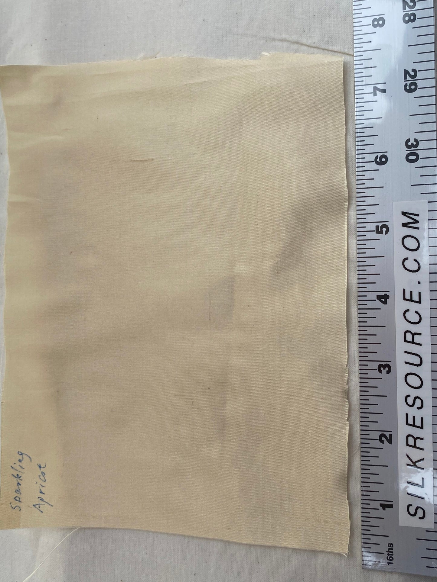 High end Shangri-la 100% Silk Dupionni Sparkling Apricot Pale Peach Radiance