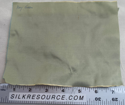 High end Shangri-la 100% Silk Dupionni Bay Green Radiance Pale Blue-Green
