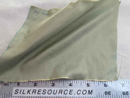 High end Shangri-la 100% Silk Dupionni Bay Green Radiance Pale Blue-Green