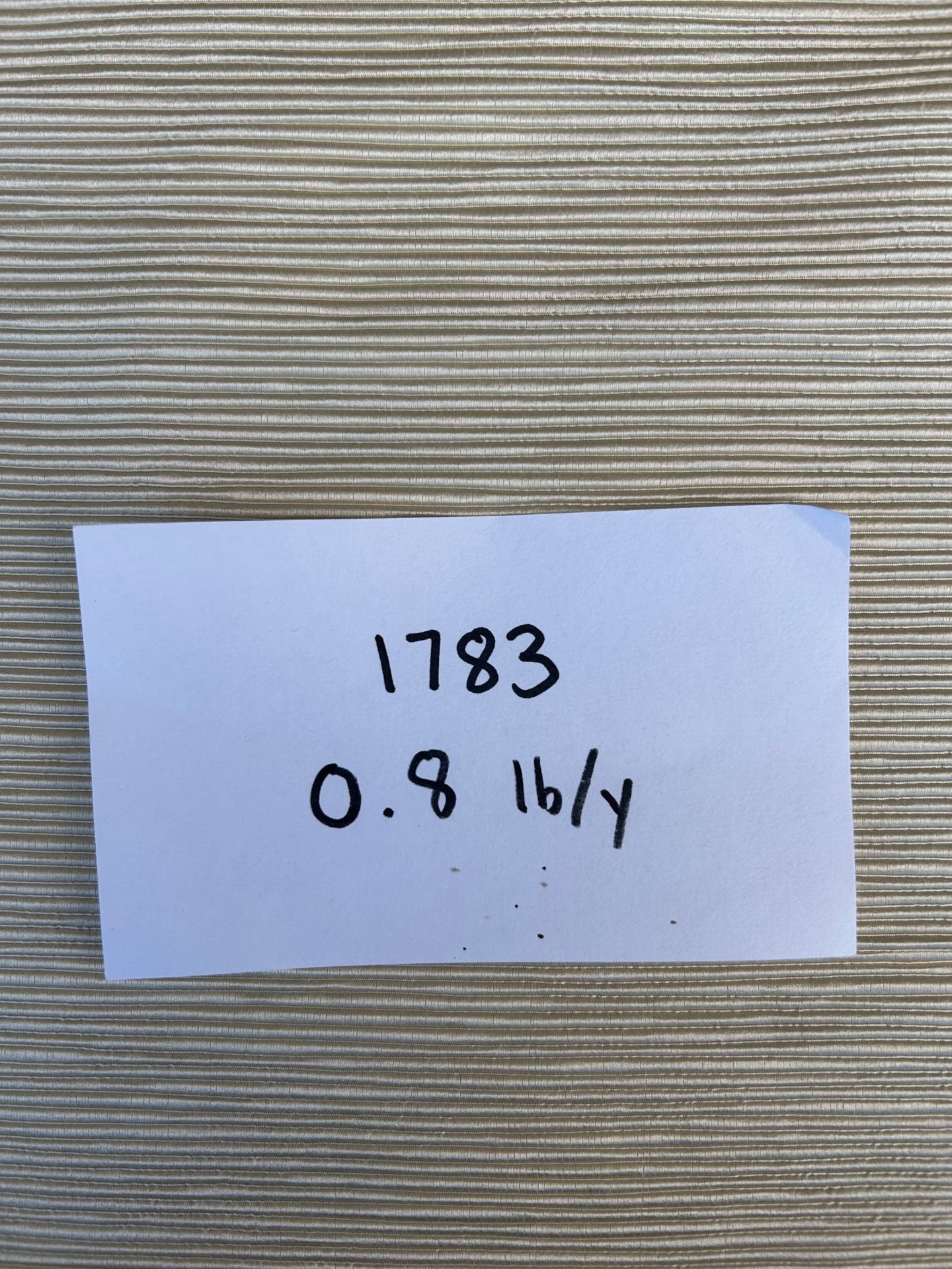 Tapestry Silk Ottoman Wide Ribbed Champagne White MSRP USD 600+/Yard