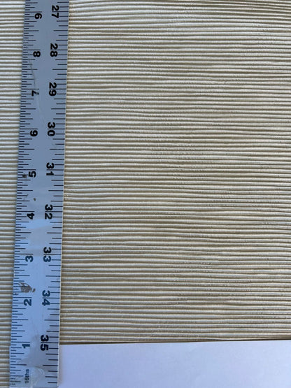 Tapestry Silk Ottoman Wide Ribbed Champagne White MSRP USD 600+/Yard