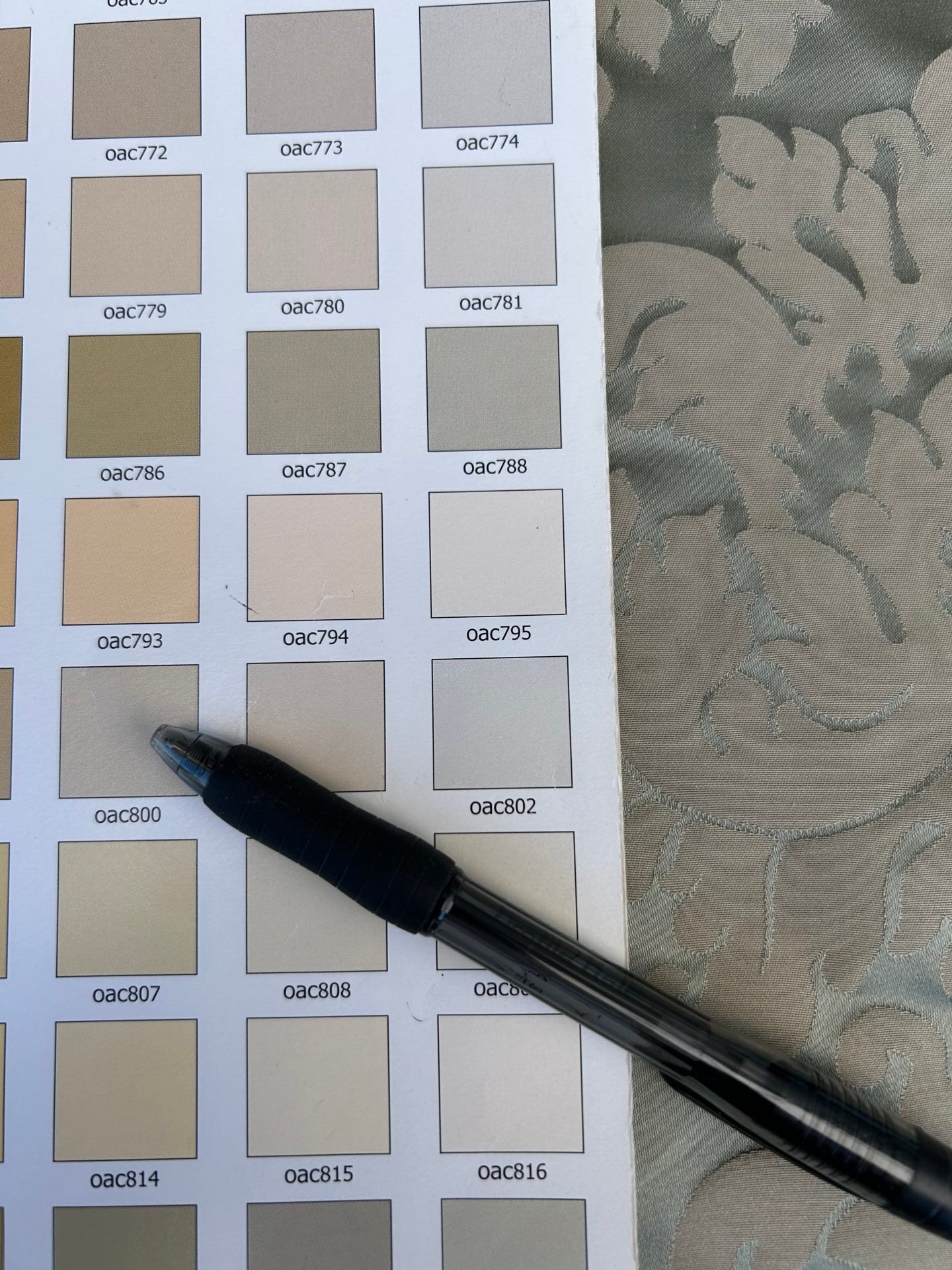 By yard Republica Silk Cotton Damask Renaissance Classy Ice Blue Green  MSRP USD 500+/yard