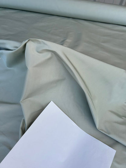 Corringham High End 100% Silk Faille Powder Blue Thick Crisp MSRP USD 400+/yard