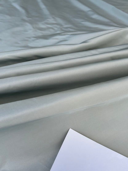 Corringham High End 100% Silk Faille Powder Blue Thick Crisp MSRP USD 400+/yard