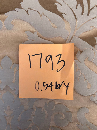 By yard Republica Silk Cotton Damask Renaissance Classy Pumpkin Spice Orange MSRP USD 500+/yard