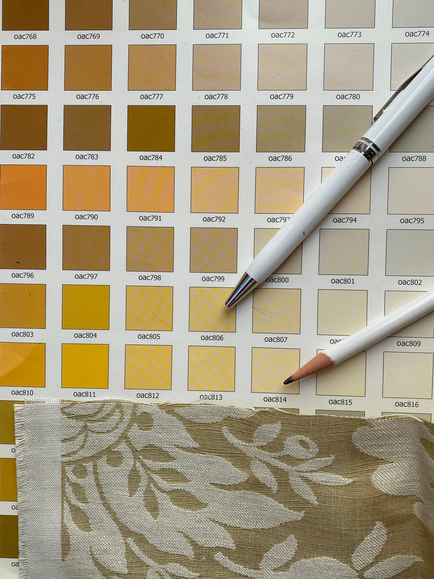 Scalamandre San Leucio Beige Gold Old World Weavers Silk Linen Renaissance Silk Damask MSRP USD 546/Y