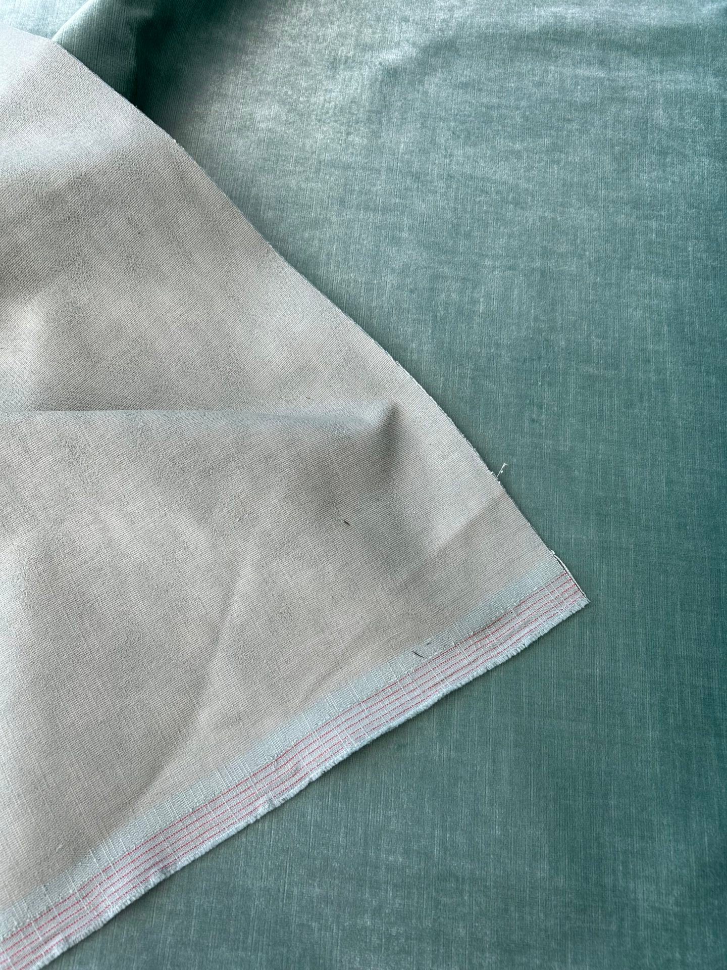 By Yard History Velvet Turquoise Blue Aqua Green Silky MSRP USD325