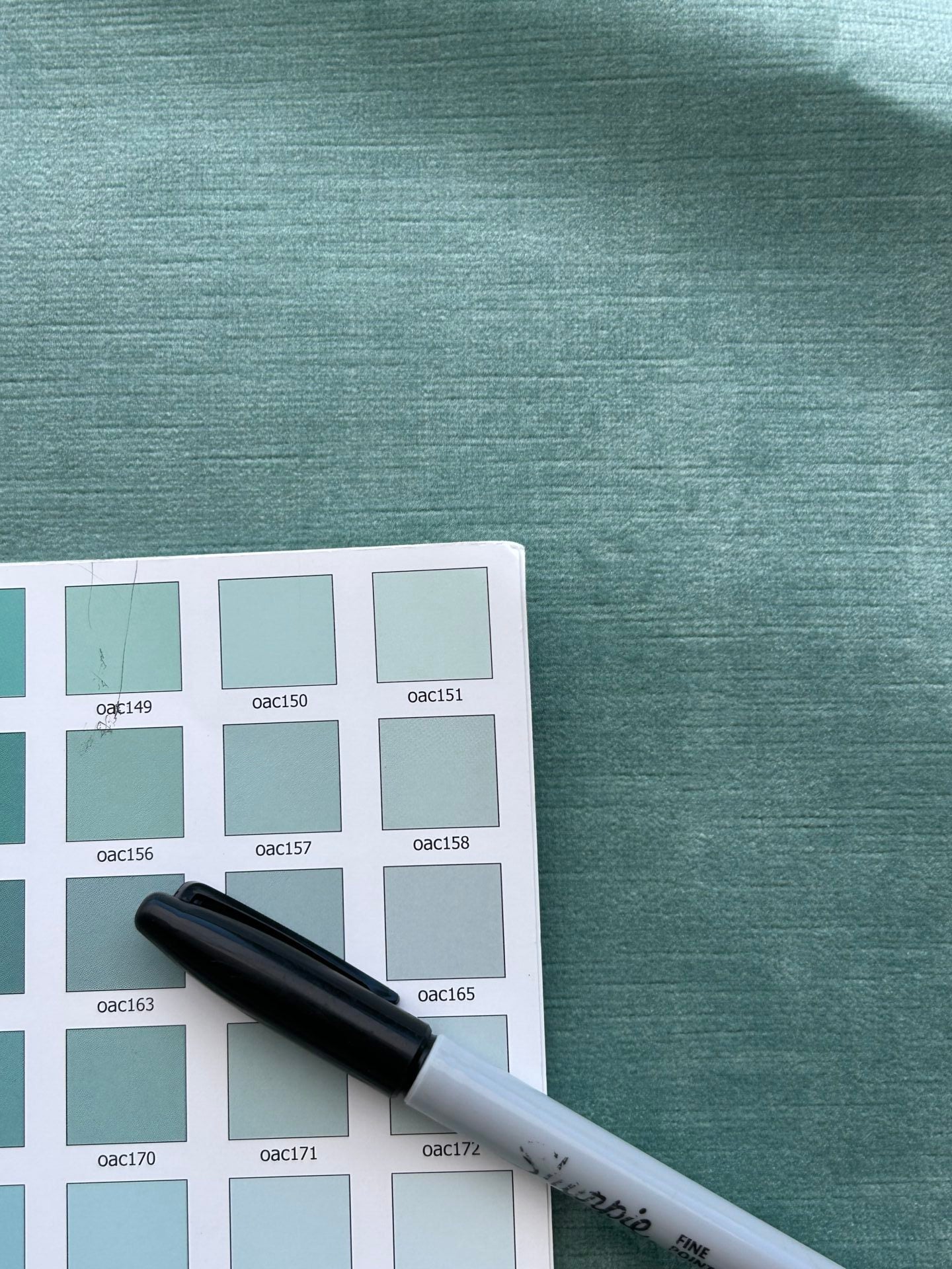 By Yard History Velvet Turquoise Blue Aqua Green Silky MSRP USD325