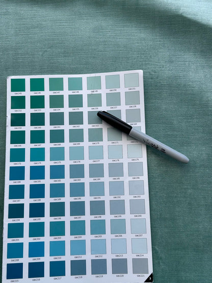 By Yard History Velvet Turquoise Blue Aqua Green Silky MSRP USD325