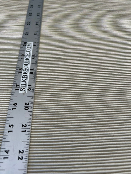 By yard Tapestry Silk Ottoman Wide Ribbed Silver Grey MSRP USD 600+/Yard