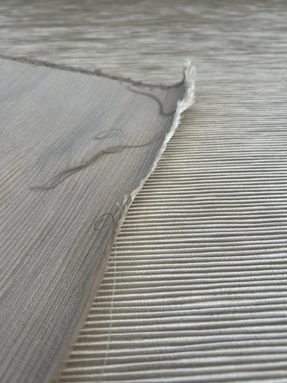 By yard Tapestry Silk Ottoman Wide Ribbed Silver Grey MSRP USD 600+/Yard