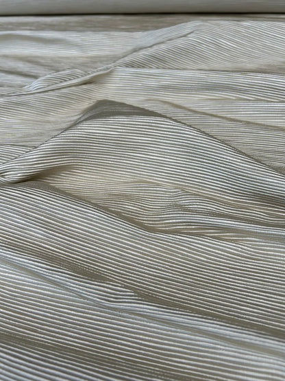 By yard Tapestry Silk Ottoman Wide Ribbed Silver Grey MSRP USD 600+/Yard