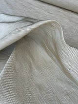 By yard Tapestry Silk Ottoman Wide Ribbed Silver Grey MSRP USD 600+/Yard