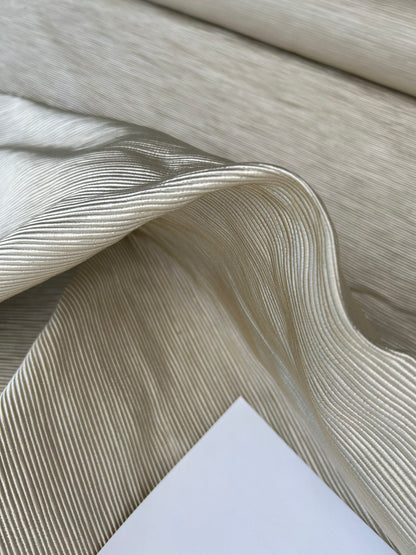 By yard Tapestry Silk Ottoman Wide Ribbed Silver Grey MSRP USD 600+/Yard