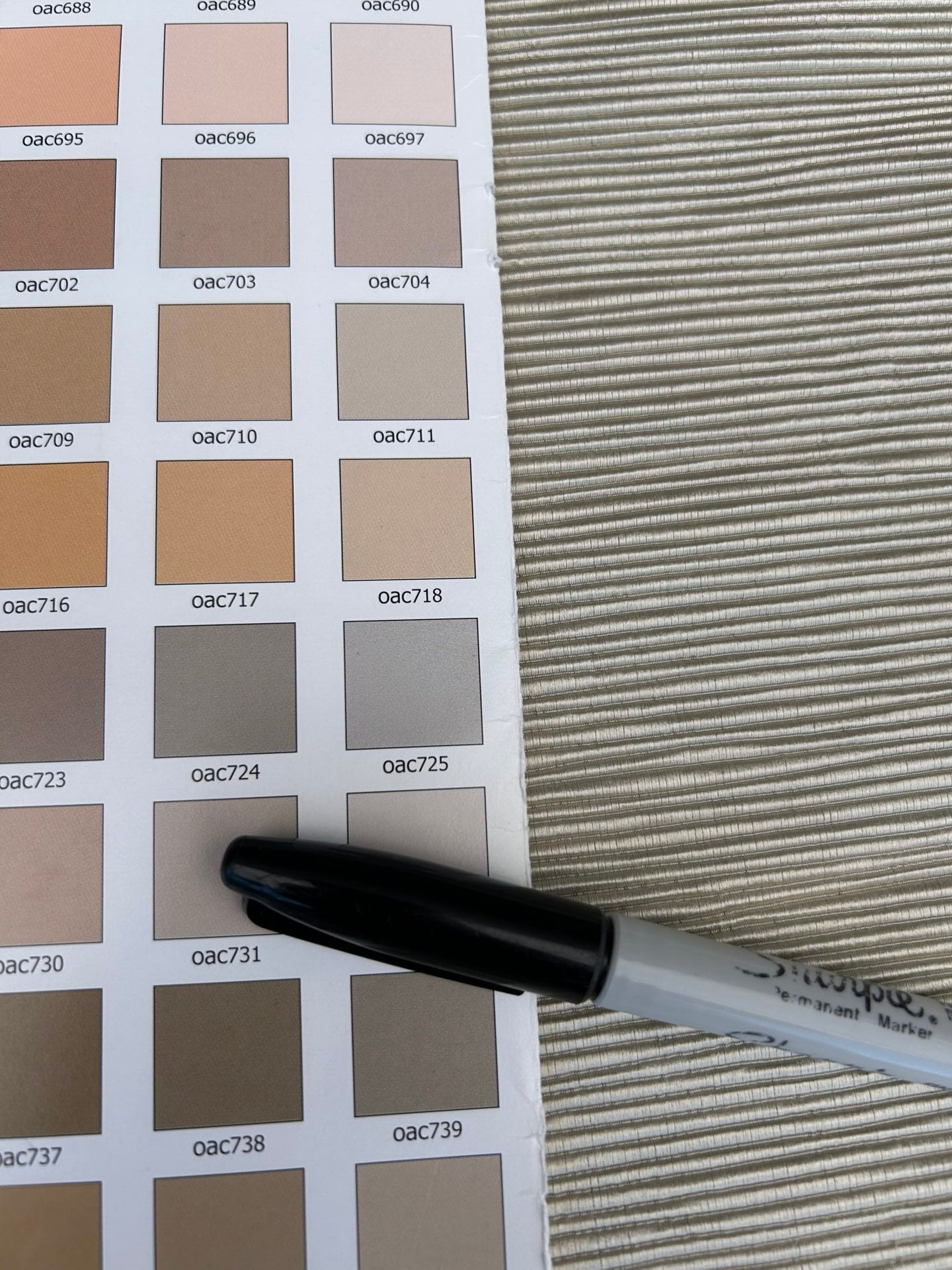 By yard Tapestry Silk Ottoman Wide Ribbed Silver Grey MSRP USD 600+/Yard