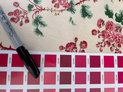 Claire Austin English Cottage Climbing Rose Bluebell Chintz Rose print in Blush Pink English 100% Cotton MSRP USD 355/Y