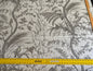 Brunschwig &amp; Fils Bird &amp; Thistle Print Grey on Pale cream