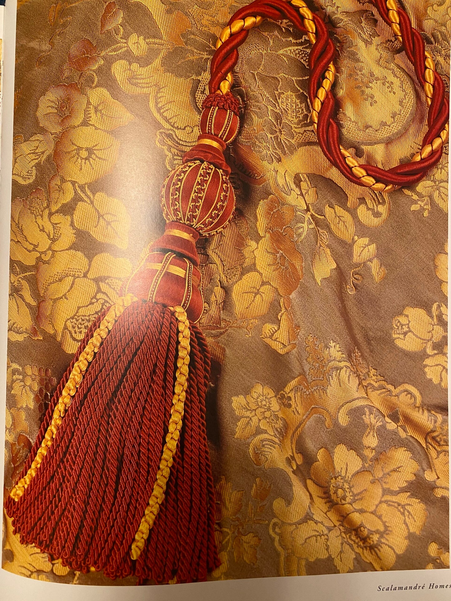 by Yard Scalamandre Villa Louis Silk Brocatelle Emerald Green MSRP USD 800+