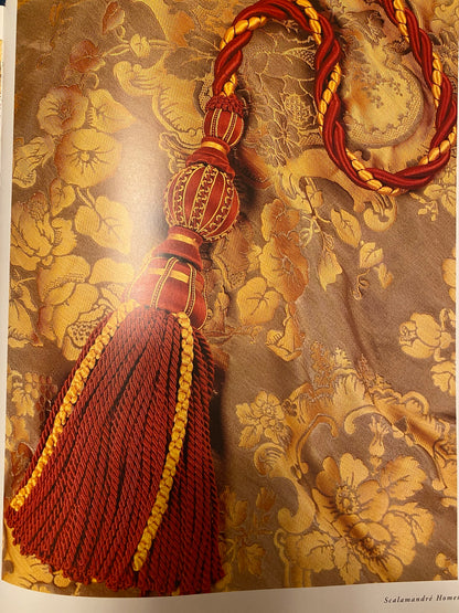 by Yard Scalamandre Villa Louis Silk Brocatelle Emerald Green MSRP USD 800+