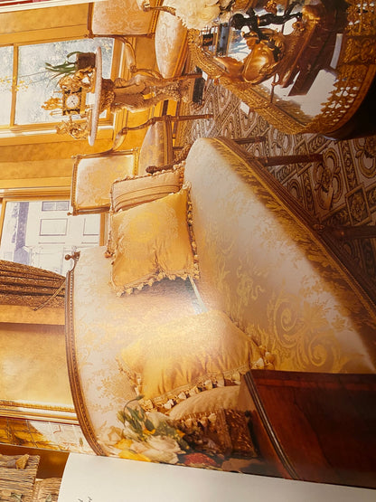 Scalamandre Louis Xvi - Trevira Cs Red &amp; Black  Damask Historic Monticello MSRP USD 1102/Vertical Repeat (76")