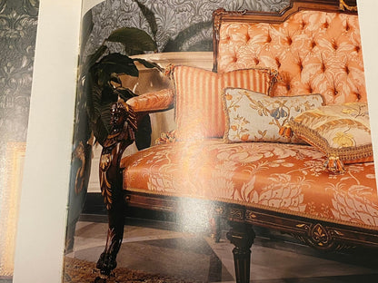 Special Order Scalamandre Colony Renaissance Melograno Multi On Sky Blue Silk Lampas