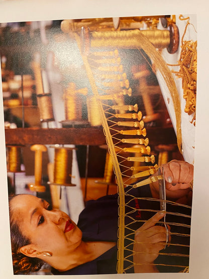 by yard Scalamandre Muriel Tassel Fringe Silk Pink White MSRPUSD159/Y