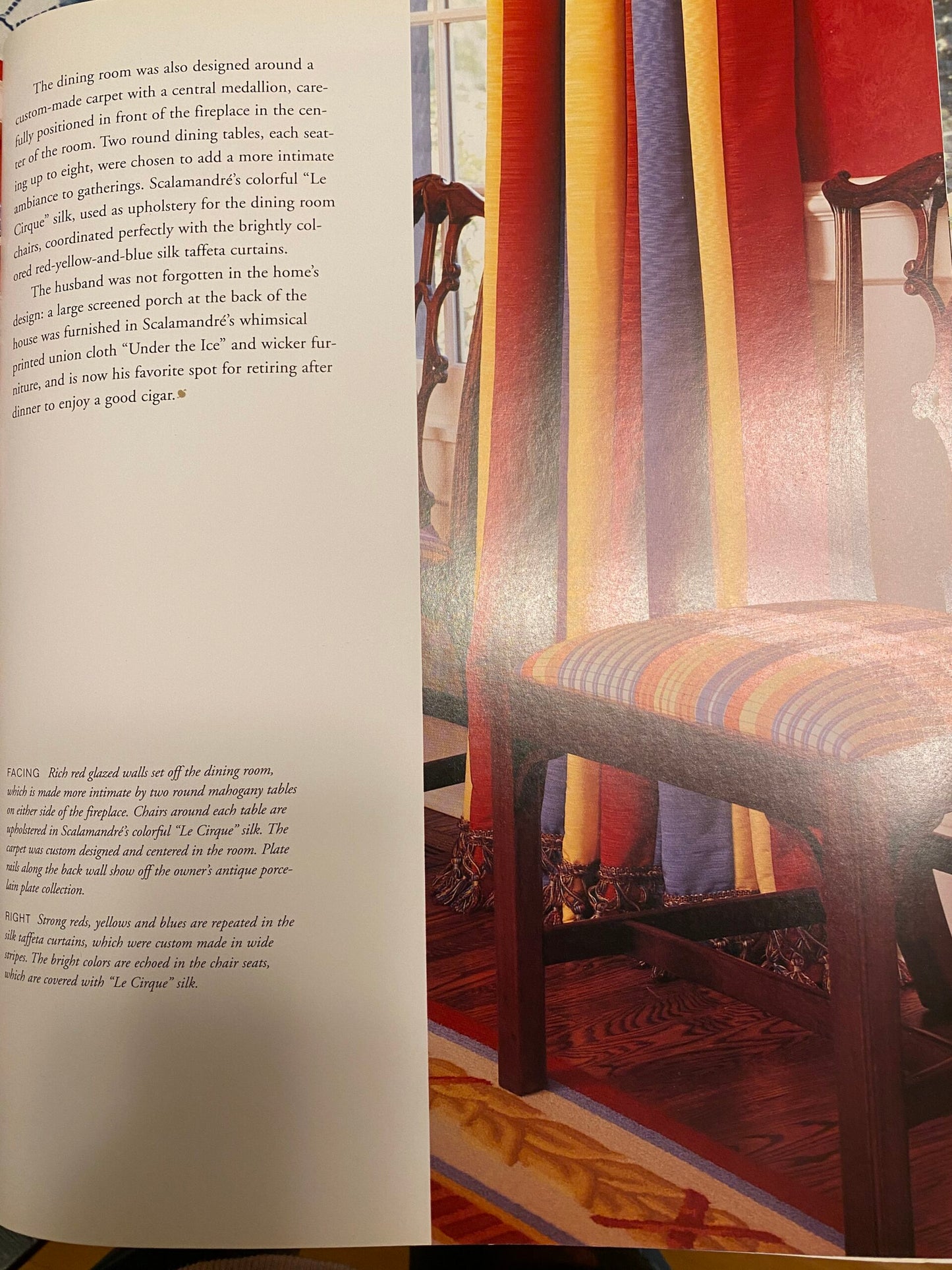 Lee Jofa Le Cirque Weave "grape" Purple Orange Tromp D'oeil Silk Jacquard Fake Ribbon MSRP USD 290/Yard