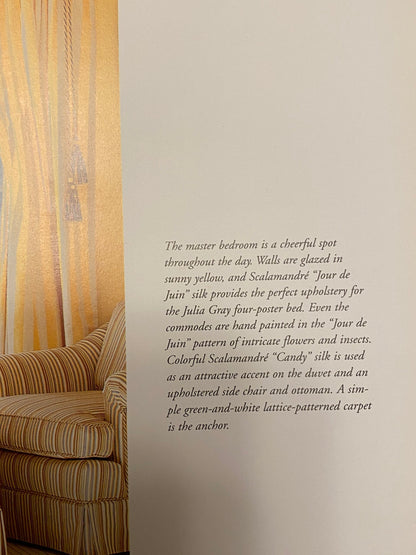 Aria Strie Cornsilk Yellow Light Gold Wallpaper Scalamandre Single Roll 5 Yards MSRP USD 126/single Roll