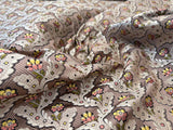 Special Order Scalamandre Tassinari & Chatel Royal Danceny Bois de Rose Brown Floral Historic Silk MSRP USD2960/y