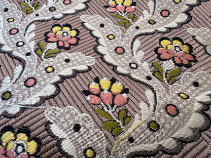 Special Order Scalamandre Tassinari & Chatel Royal Danceny Bois de Rose Brown Floral Historic Silk MSRP USD2960/y