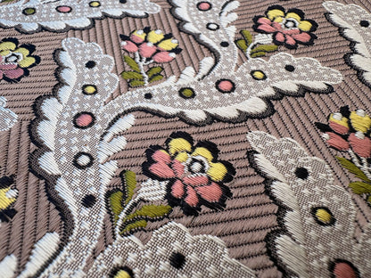 Special Order Scalamandre Tassinari & Chatel Royal Danceny Bois de Rose Brown Floral Historic Silk MSRP USD2960/y
