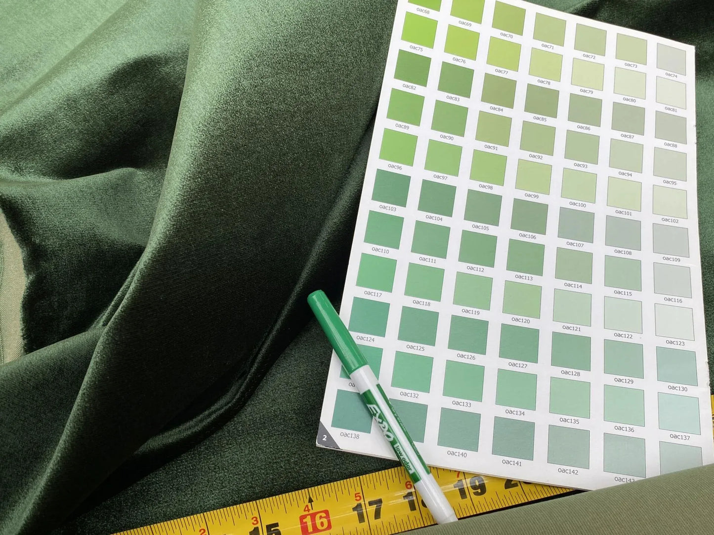 King's Silk Velvet Deep Emerald Green Heavy Duty! Highest Quality MSRP USD 700+/Y