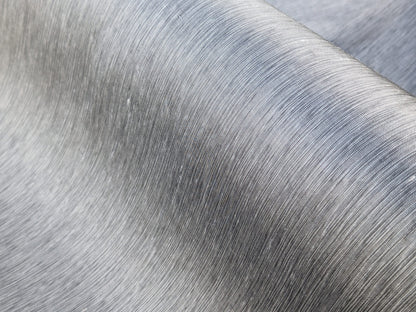 Scalamandre Diffusion Taffeta Steel Silver Grey Iridescent Silk Taffeta Texture MSRP USD294/y